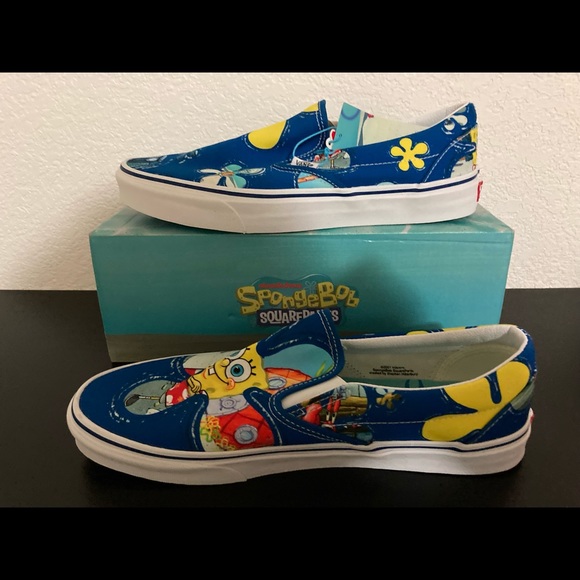 New Host Pick New Mens SpongeBob Vans Collaboration Size 10 11.5 Sneakers Shoes - Picture 7 of 16